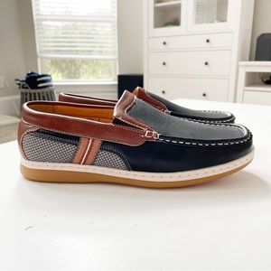 SuperJack Black Slip On Shoes for Men 1884